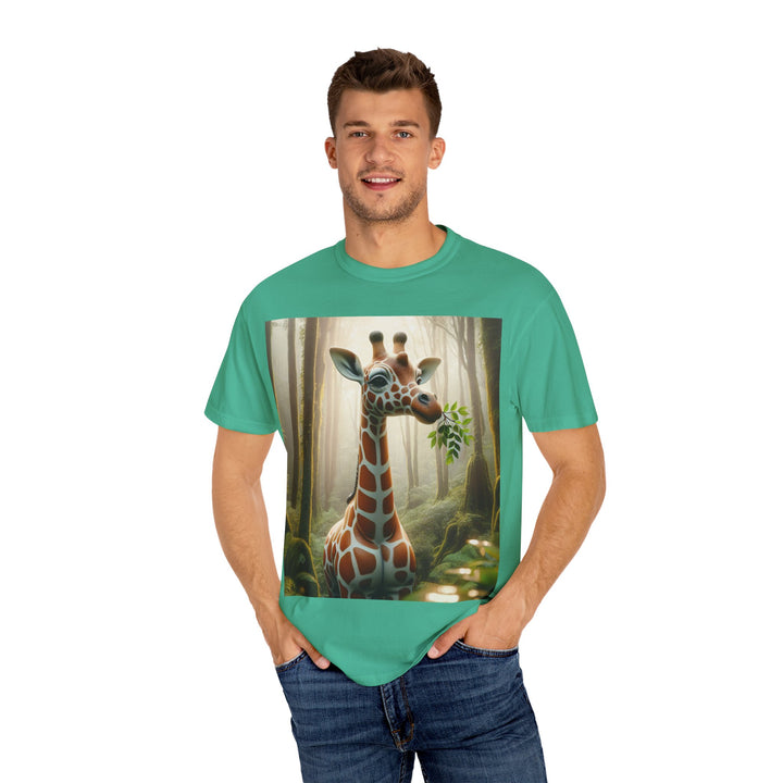 Playful Giraffe Unisex T-Shirt - Nature-Inspired Graphic Tee