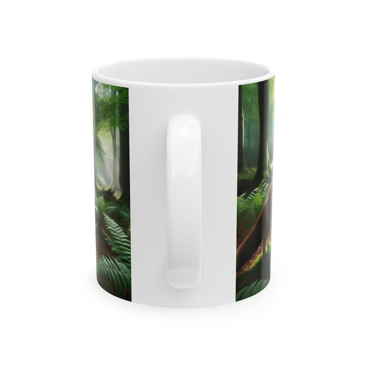 Fox Forest Ceramic Mug - Nature Lover Gift (11oz & 15oz)