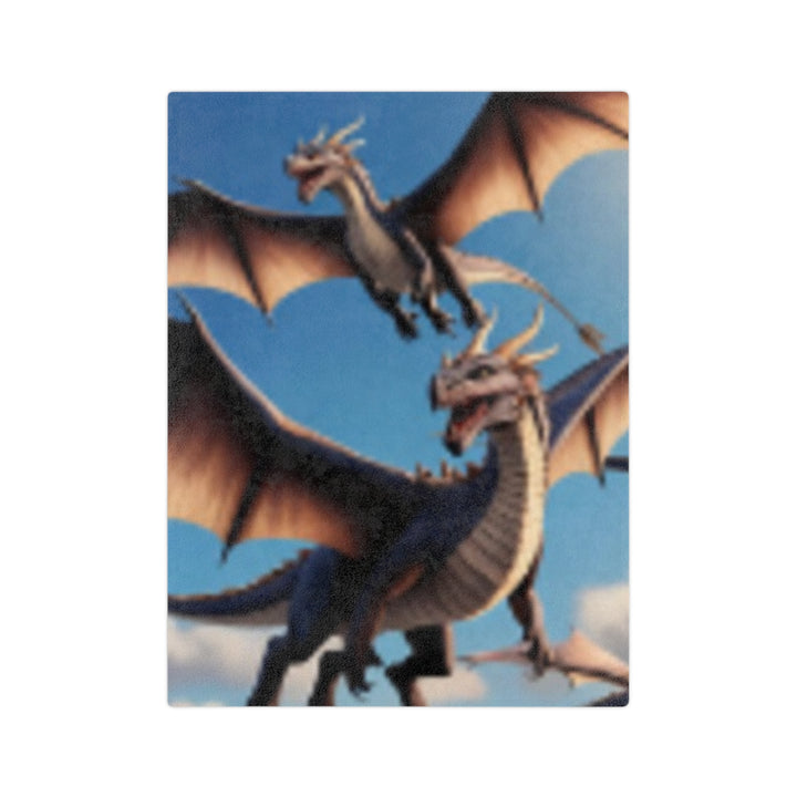 Fantasy Dragon Microfiber Blanket | Cozy Velveteen Throw for Kids and Adults