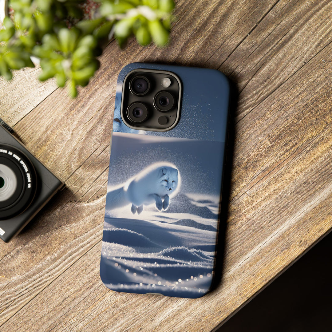 Cute Arctic Fox Phone Case – Tough Protective Cover for Animal Lovers