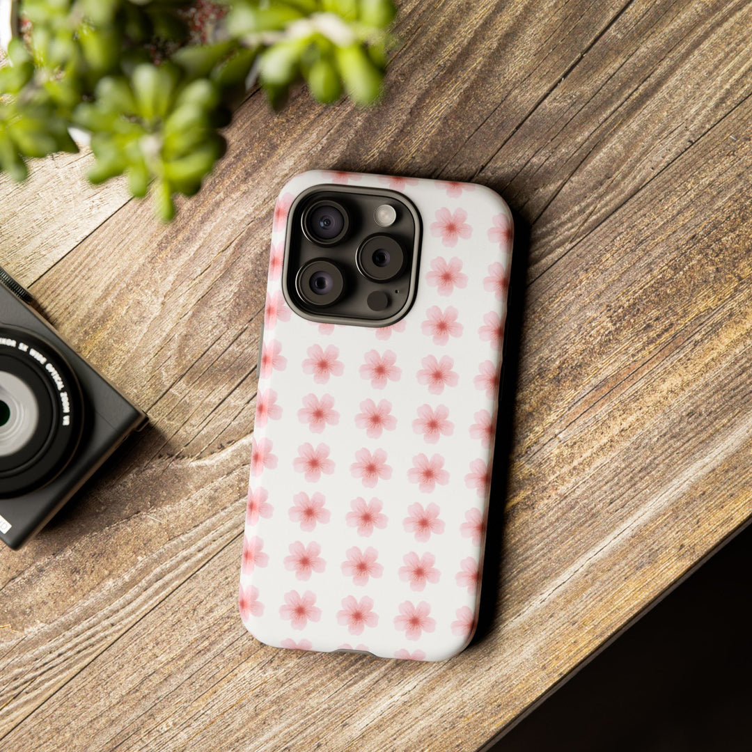 Cherry Blossom Tough Phone Case - Floral Design for Spring & Summer