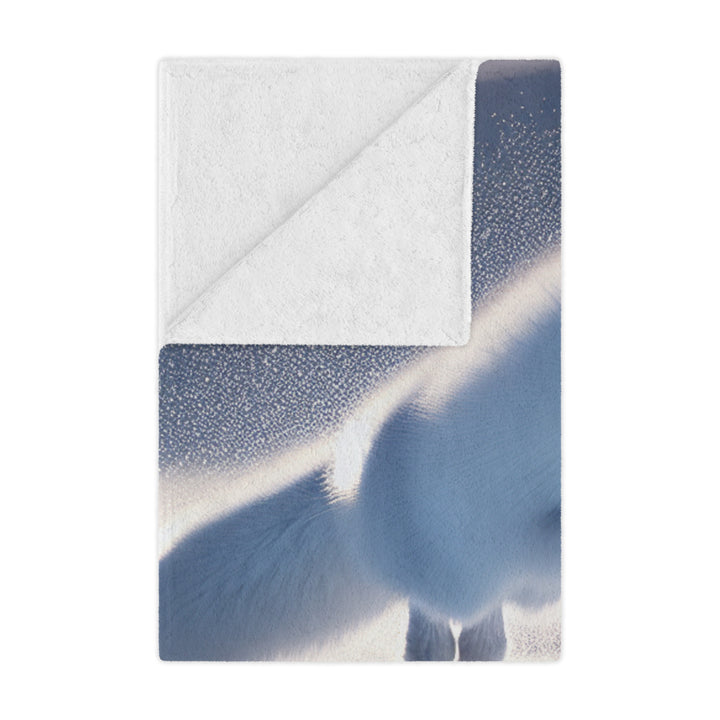 Arctic Fox Minky Blanket - Cozy and Soft Throw for Winter Nights