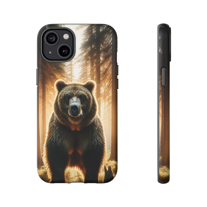 Wildlife Phone Case - Tough Cases with Bear Design, Nature Lover Gift, Animal-Themed Accessories, Eco-Friendly Tech Protection