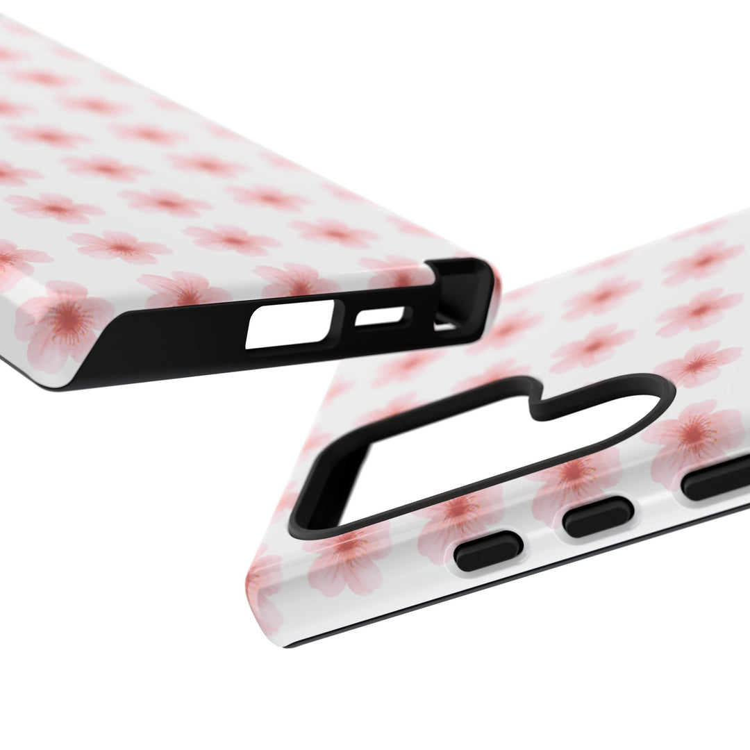 Cherry Blossom Tough Phone Case - Floral Design for Spring & Summer