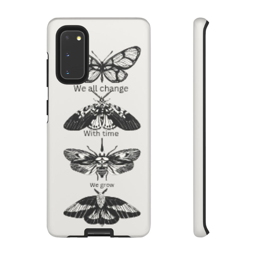 Inspirational Phone Case - We All Change With Time - Tough Cases for Nature Lovers