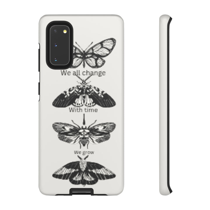 Inspirational Phone Case - We All Change With Time - Tough Cases for Nature Lovers