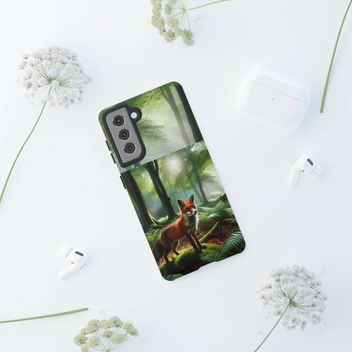 Nature-Inspired Tough Case with Fox Design