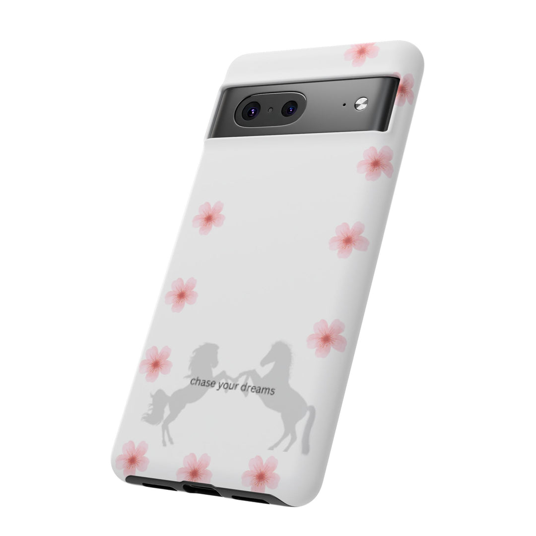 Chase Your Dreams Floral Phone Case