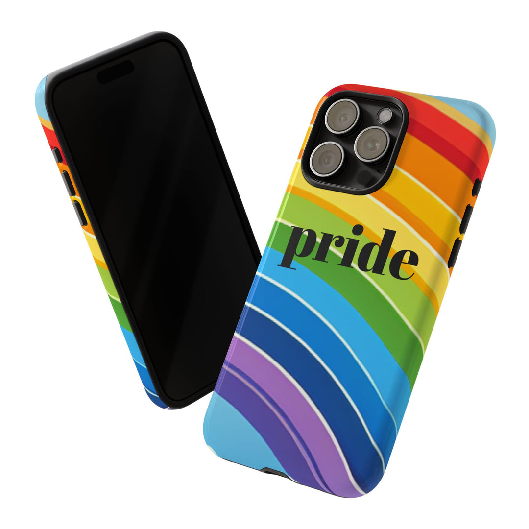 Pride Phone Case - Rainbow Gradient, LGBTQ+ Accessory, Colorful Phone Cover, Unique Gift for Pride Month, Phone Protection