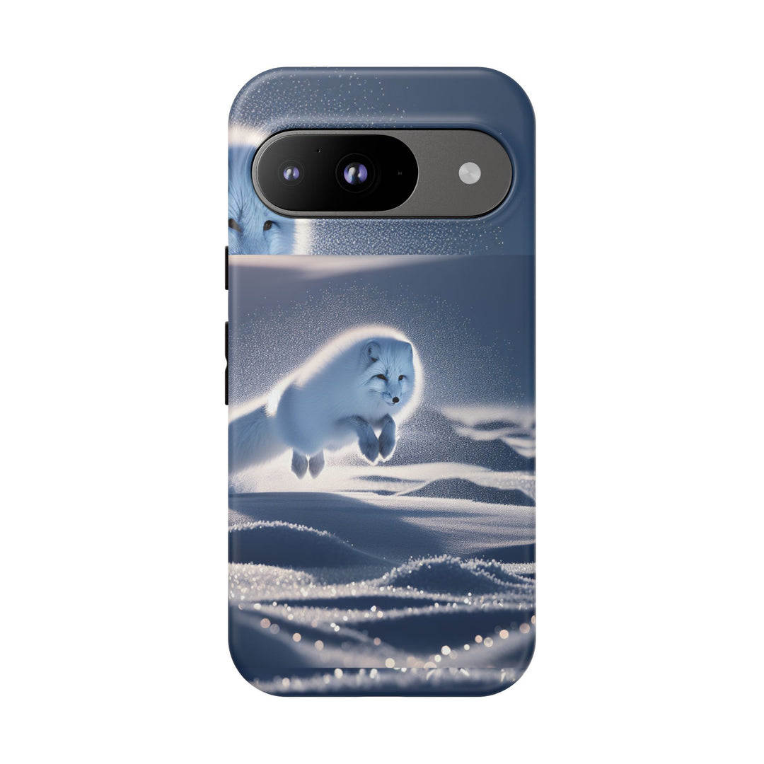 Cute Arctic Fox Phone Case – Tough Protective Cover for Animal Lovers