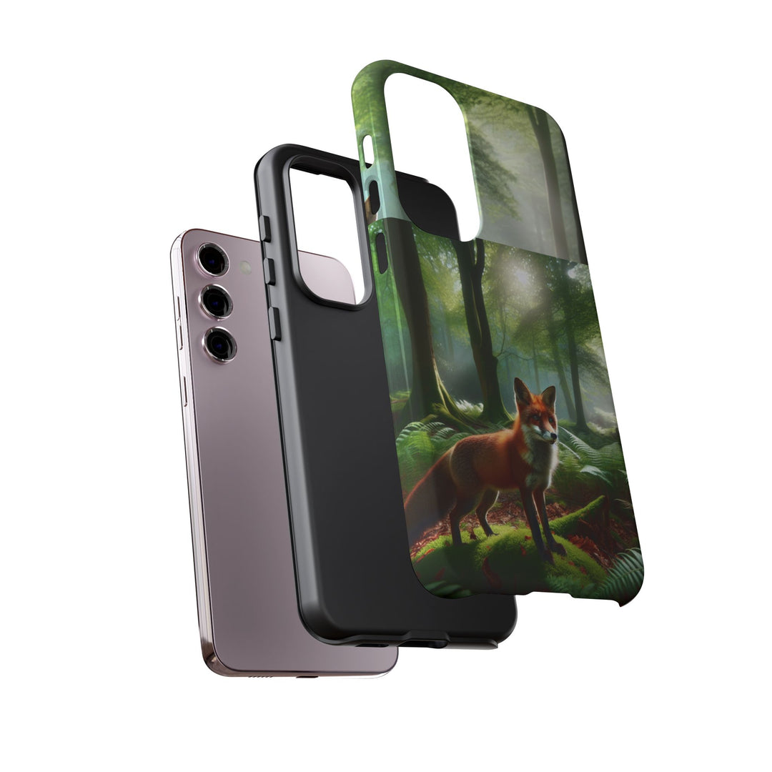 Nature-Inspired Tough Case with Fox Design