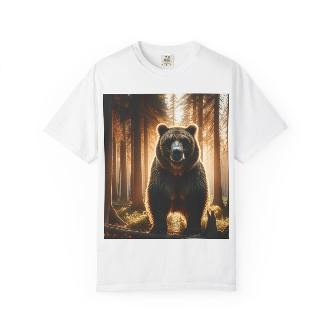 Nature-Inspired Bear Graphic Unisex T-Shirt