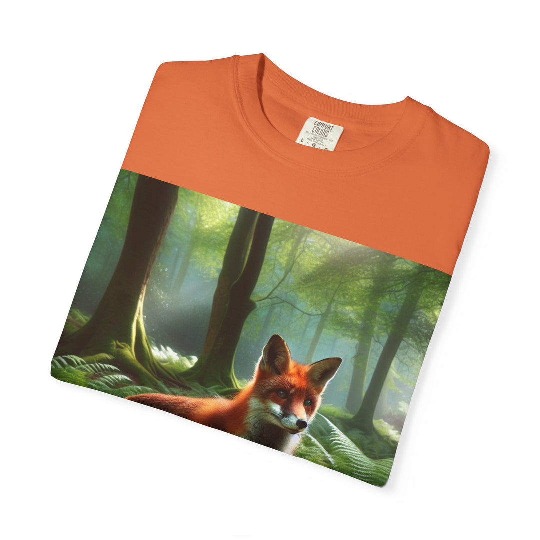 Forest Fox Unisex Garment-Dyed T-Shirt