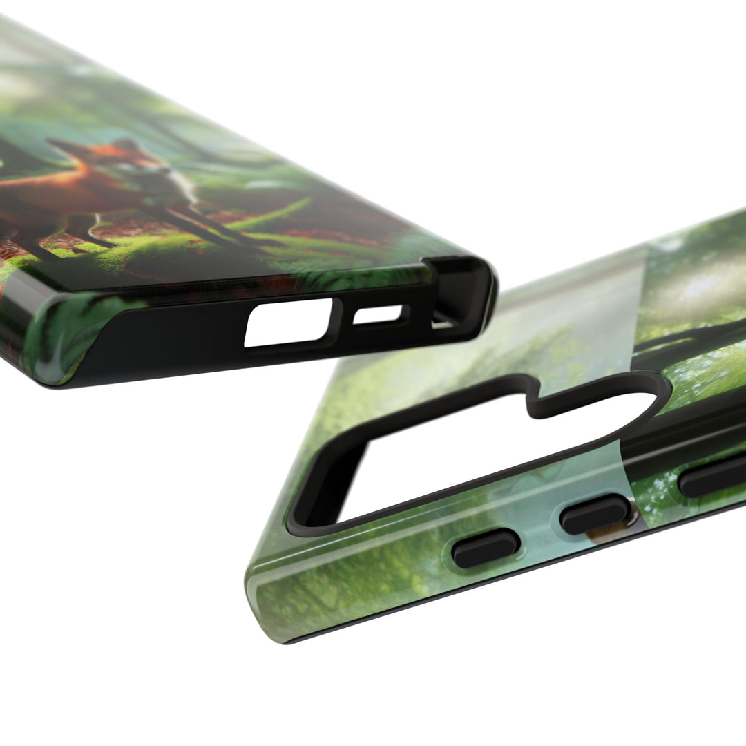Nature-Inspired Tough Case with Fox Design