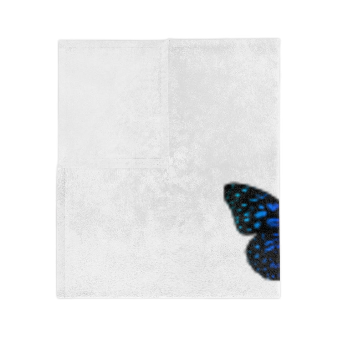 Inspirational Butterfly Microfiber Blanket – Cozy Velveteen Throw for Home Decor and Gifts