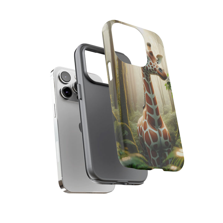 Giraffe Tough Phone Case - Cute Animal Design for Nature Lovers