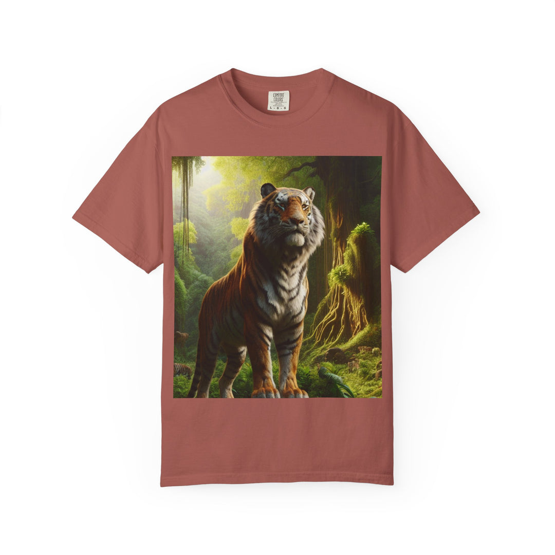 Majestic Tiger Unisex Garment-Dyed T-Shirt