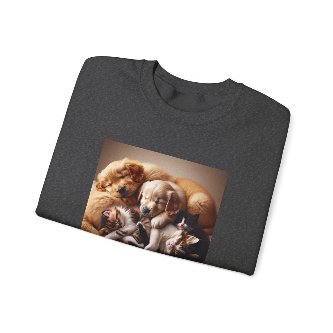 Cozy Pet Lovers' Crewneck Sweatshirt | Cute Dog Design | Gift for Animal Lovers | Comfy Pullover | Birthday or Holiday Gift