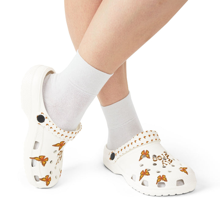 Fly Free EVA Foam Clogs - Butterflies Design for Comfortable Everyday Wear