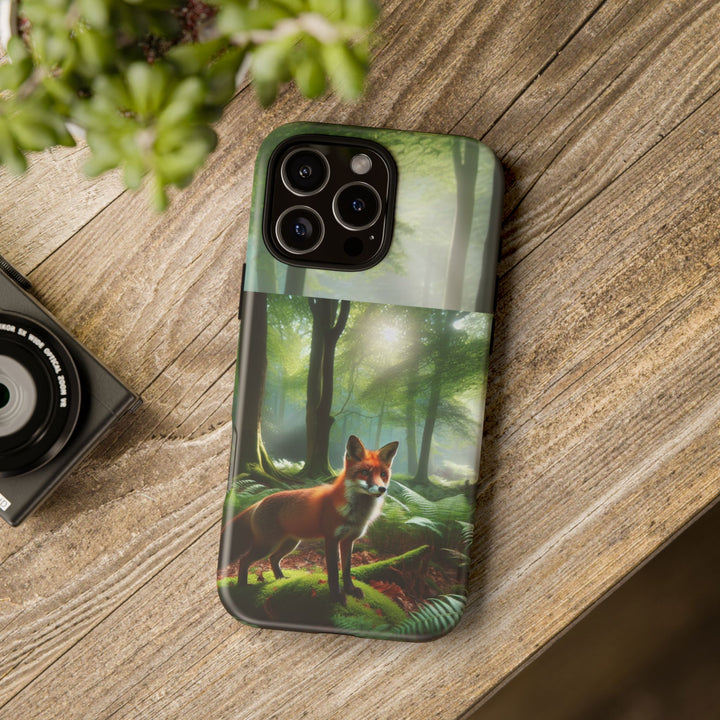 Nature-Inspired Tough Case with Fox Design