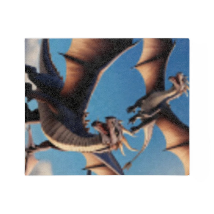 Fantasy Dragon Microfiber Blanket | Cozy Velveteen Throw for Kids and Adults