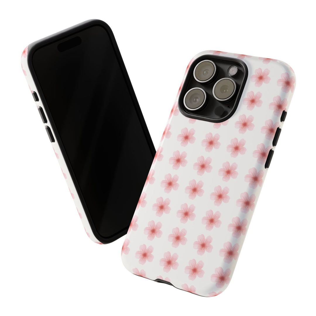 Cherry Blossom Tough Phone Case - Floral Design for Spring & Summer