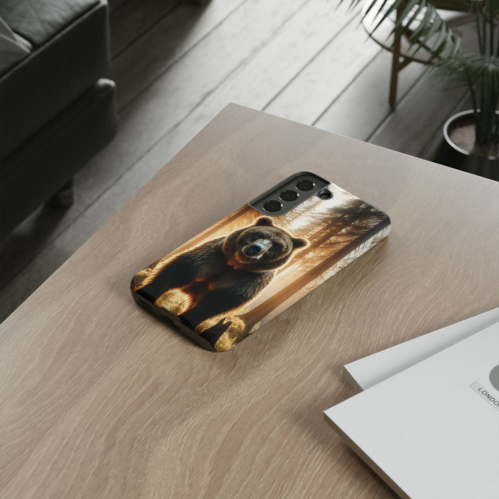 Wildlife Phone Case - Tough Cases with Bear Design, Nature Lover Gift, Animal-Themed Accessories, Eco-Friendly Tech Protection