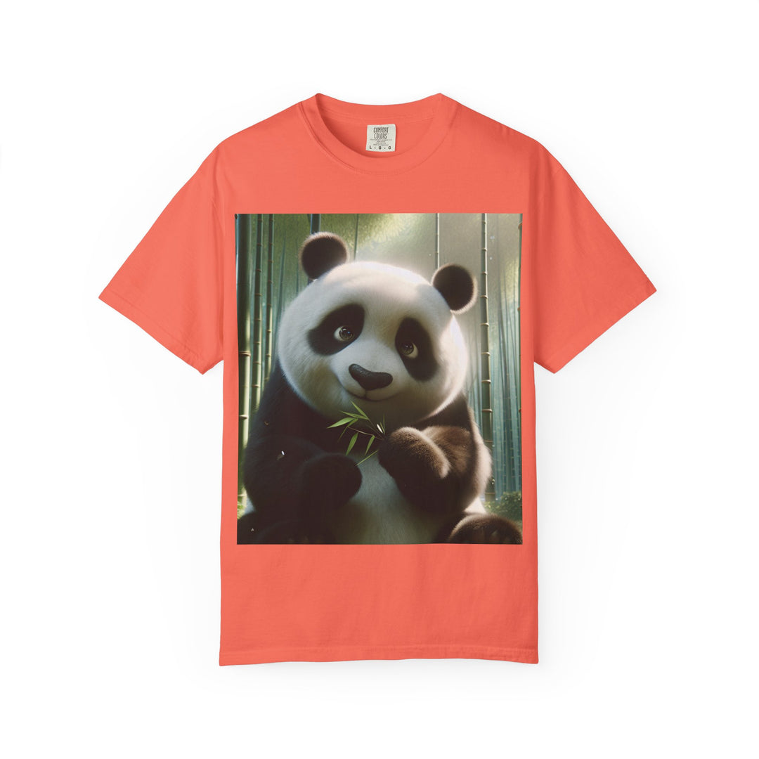 Cute Panda Unisex Garment-Dyed T-Shirt | Casual Animal Lover Tee