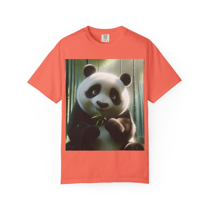 Cute Panda Unisex Garment-Dyed T-Shirt | Casual Animal Lover Tee