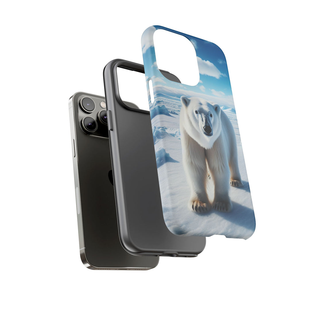 Polar Bear Tough Phone Case - Durable Protector with Arctic Design