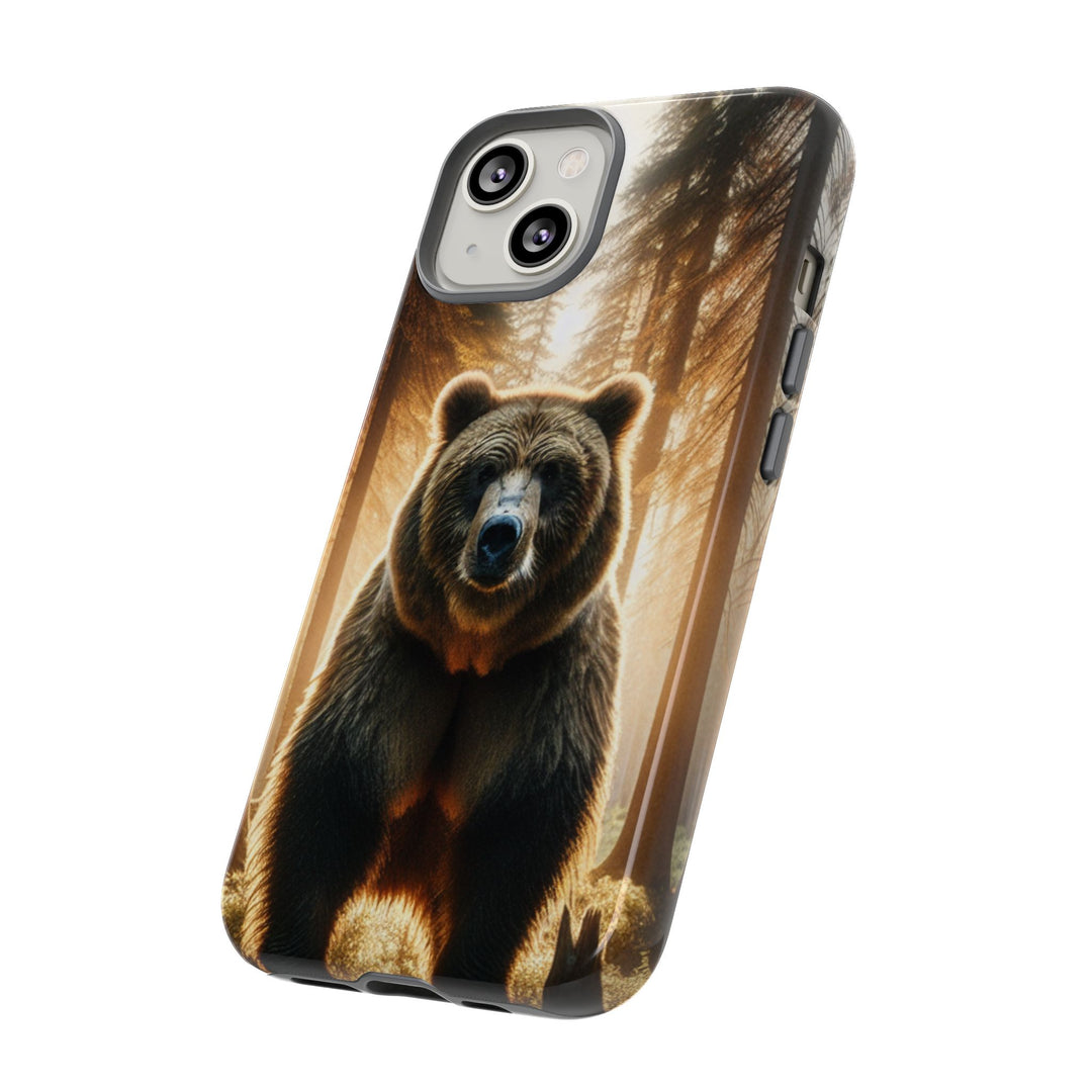 Wildlife Phone Case - Tough Cases with Bear Design, Nature Lover Gift, Animal-Themed Accessories, Eco-Friendly Tech Protection