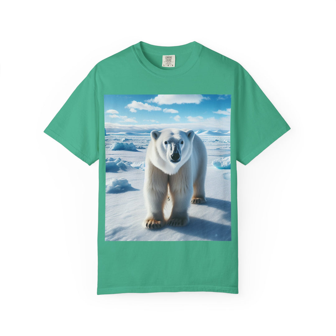 Polar Bear Graphic Unisex Garment-Dyed T-Shirt