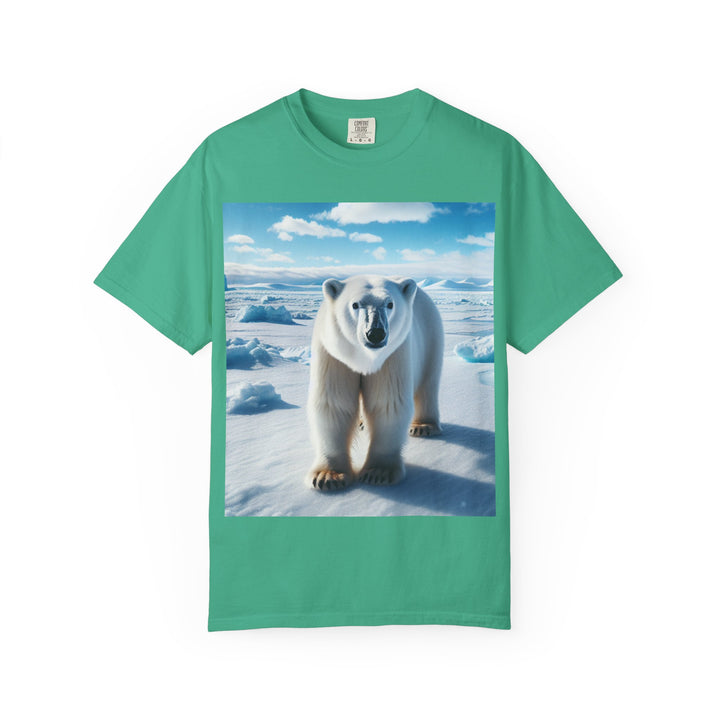 Polar Bear Graphic Unisex Garment-Dyed T-Shirt