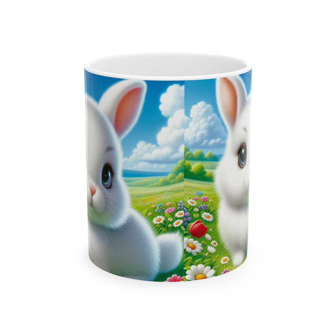 Cute Bunny Ceramic Mug - Perfect Gift for Spring & Easter