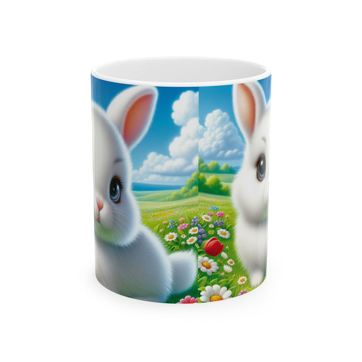 Cute Bunny Ceramic Mug - Perfect Gift for Spring & Easter