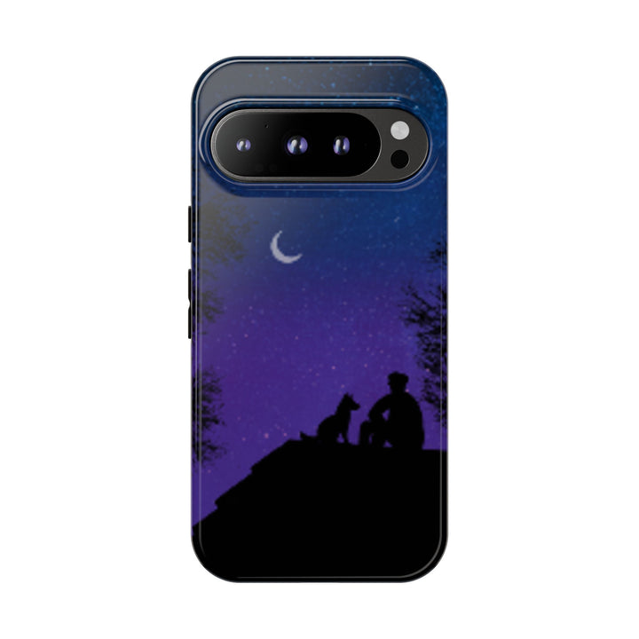 Starry Night Phone Case for Dog Lovers
