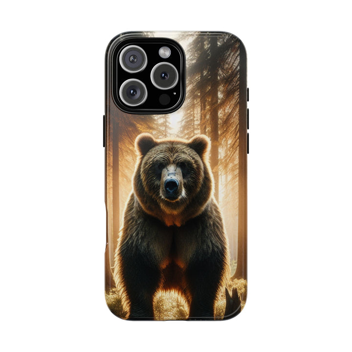 Wildlife Phone Case - Tough Cases with Bear Design, Nature Lover Gift, Animal-Themed Accessories, Eco-Friendly Tech Protection