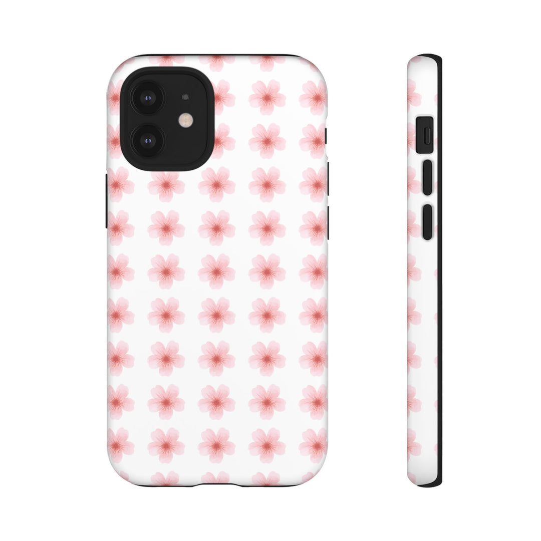 Cherry Blossom Tough Phone Case - Floral Design for Spring & Summer