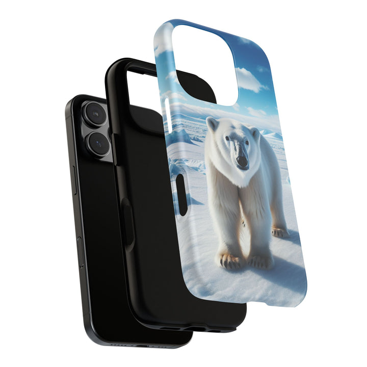 Polar Bear Tough Phone Case - Durable Protector with Arctic Design