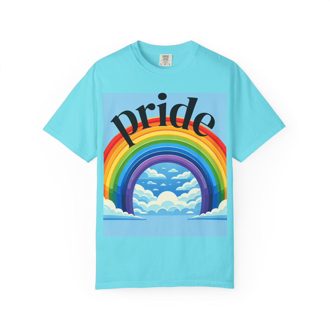 Pride Rainbow T-Shirt | Unisex Garment-Dyed Tee | LGBTQ+ Style, Casual Wear, Gift for Pride Month, Summer Fashion
