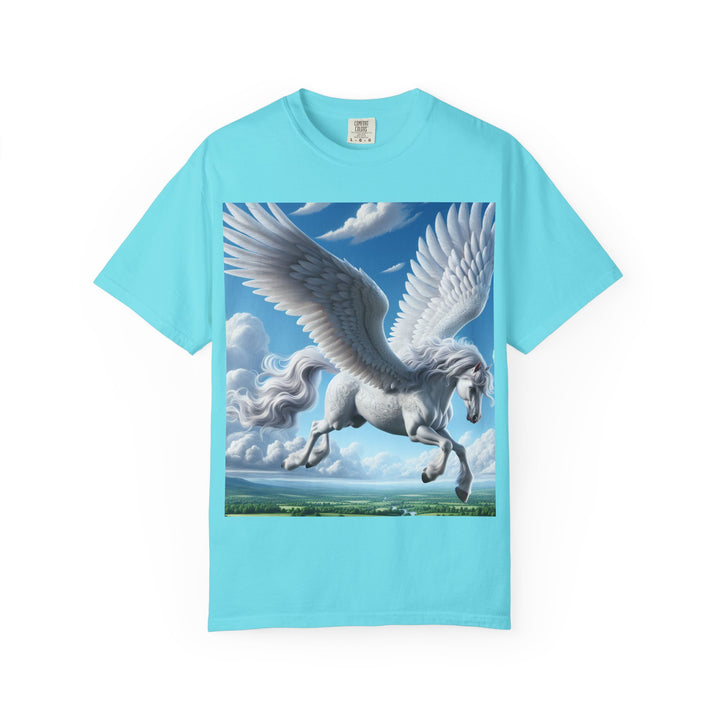 Mythical Pegasus Unisex Garment-Dyed T-shirt | Dreamy Fantasy Art Tee