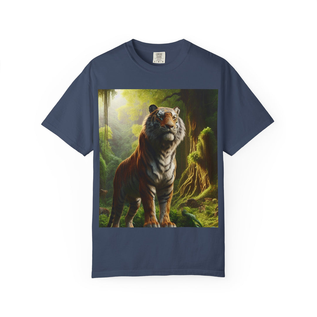 Majestic Tiger Unisex Garment-Dyed T-Shirt