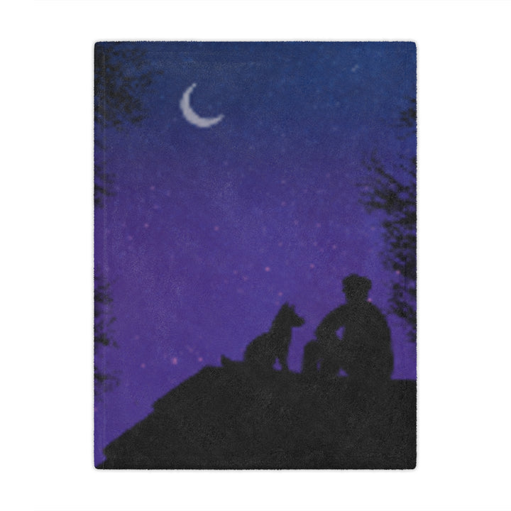 Cosmic Night Sky Minky Blanket for Cozy Moments