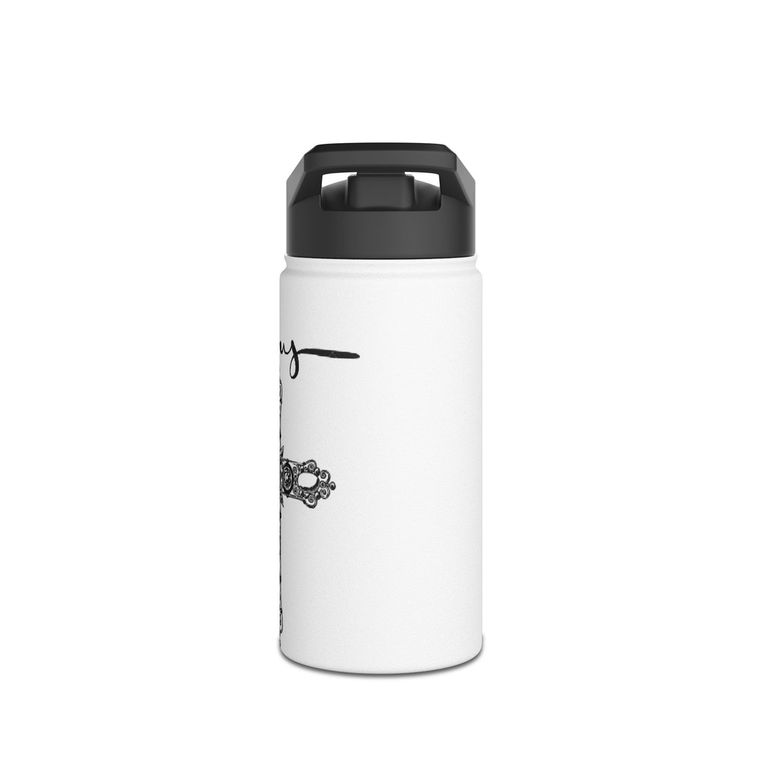 Stylish Stainless Steel Water Bottle, Travel Hydration Container, Eco-Friendly Sports Flask, Gift for Adventurers, Daily Use Water Jug