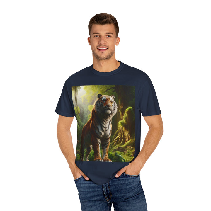 Majestic Tiger Unisex Garment-Dyed T-Shirt