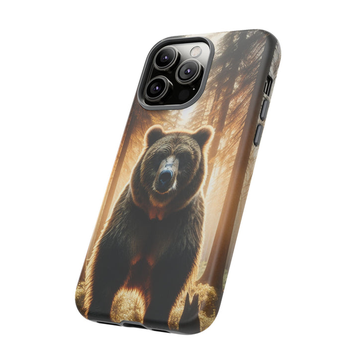 Wildlife Phone Case - Tough Cases with Bear Design, Nature Lover Gift, Animal-Themed Accessories, Eco-Friendly Tech Protection