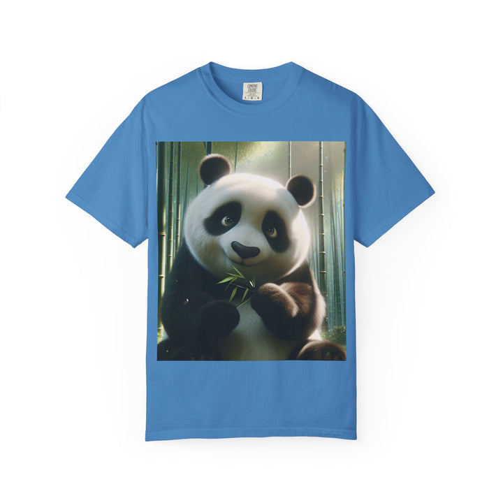 Cute Panda Unisex Garment-Dyed T-Shirt | Casual Animal Lover Tee
