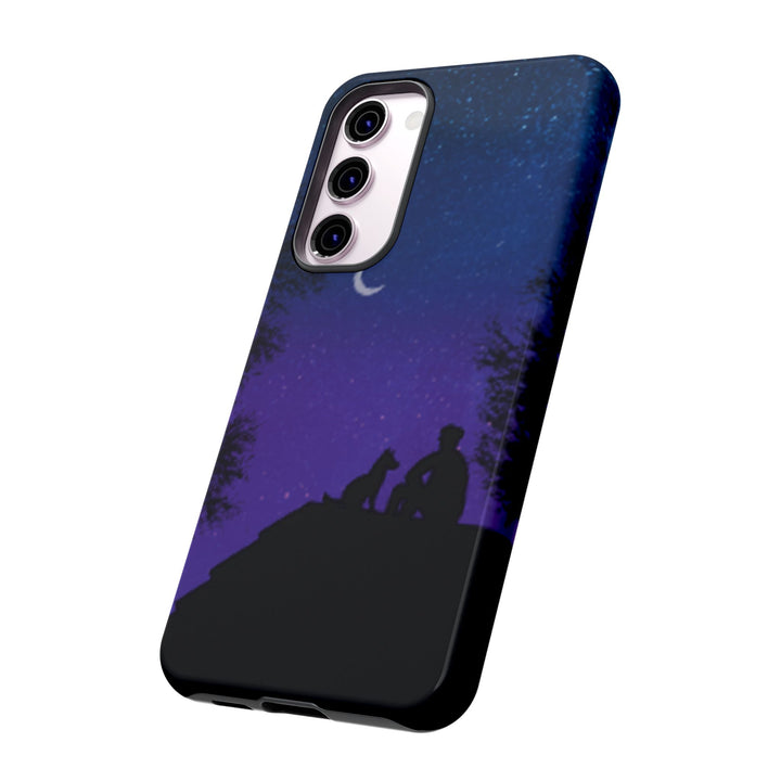 Starry Night Phone Case for Dog Lovers