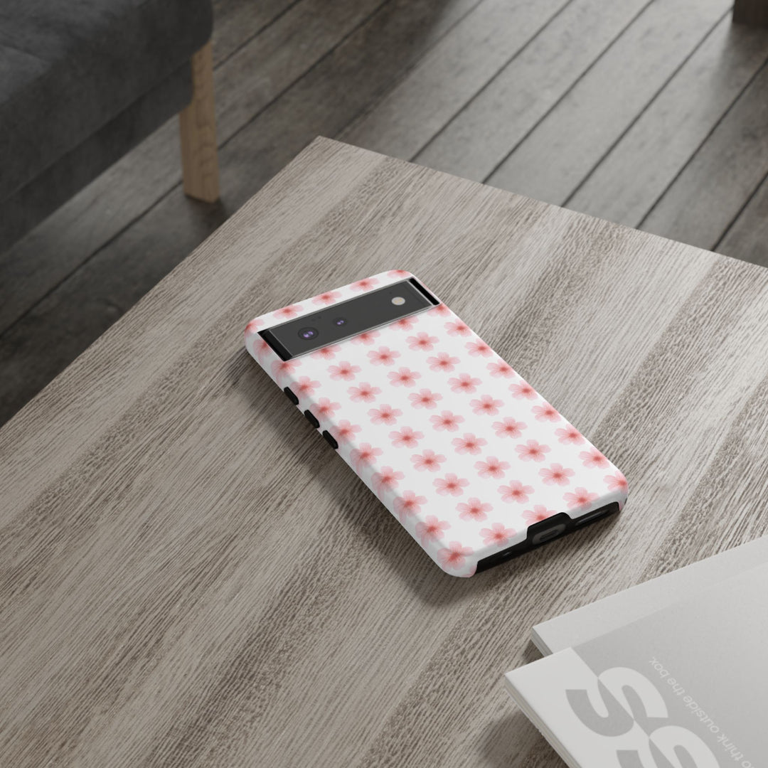 Cherry Blossom Tough Phone Case - Floral Design for Spring & Summer