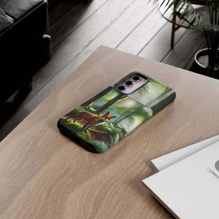 Nature-Inspired Tough Case with Fox Design